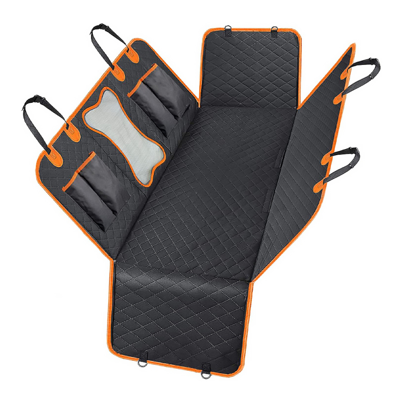 Convertible Dog Car Seat Cover 100% Waterproof Dog Seat Cover Nonslip Dog Hammock 600D Heavy Scratchproof Pet Seat Cover