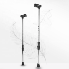 Bastón ajustable - Bastón compensado ligero con mango ergonómico - Ayuda ideal para la vida diaria para movilidad limitada