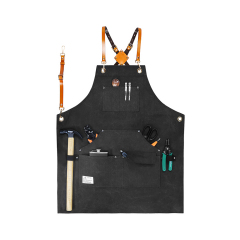 Work Apron Waterproof Custom Printed with Logo,Canvas Aprons Men Work Apron with Tool Pockets