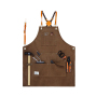 Work Apron Waterproof Custom Printed with Logo,Canvas Aprons Men Work Apron with Tool Pockets