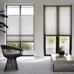 Corded Top Down Bottom Up Cellular Shades White Honeycomb Blinds For Windows