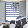 Zebra roller cordless blinds combi shades shutters zebra window blinds for window