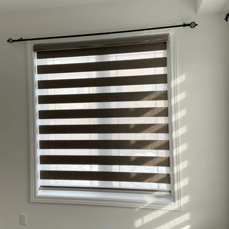 Day and night zebra roller blinds indoor blackout zebra blinds Popular custom made zebra shades