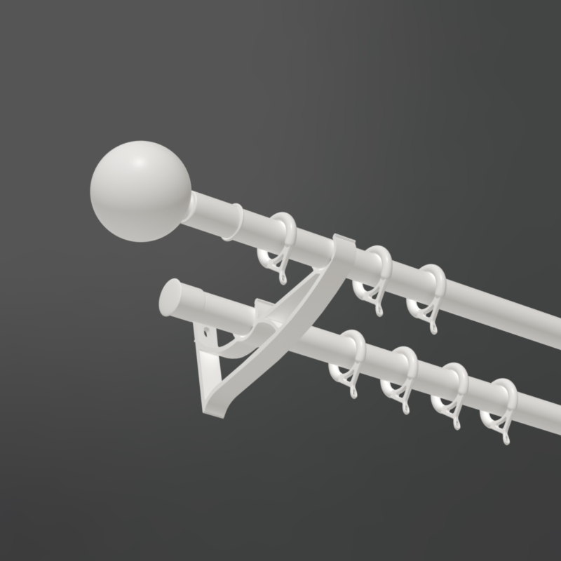 Curtain poles D20