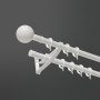 Curtain poles D20