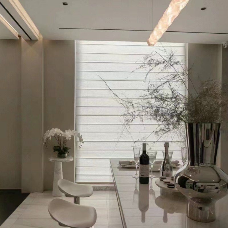 Blackout Window Motorized Electric Roman Shades Blinds For Home Deco Roman Shades Blinds