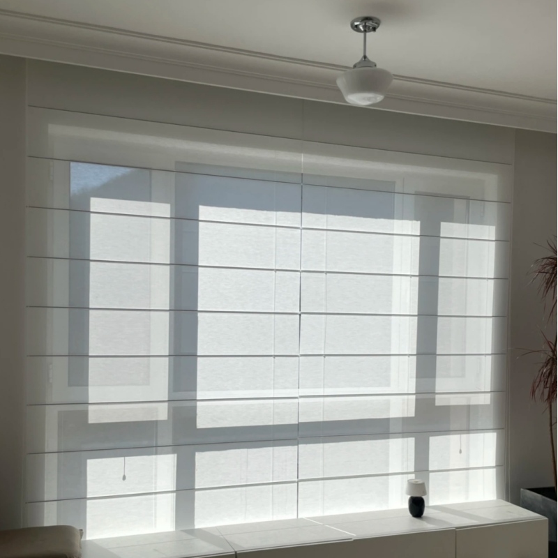Blackout Window Motorized Electric Roman Shades Blinds For Home Deco Roman Shades Blinds
