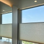 Corded Top Down Bottom Up Cellular Shades White Honeycomb Blinds For Windows