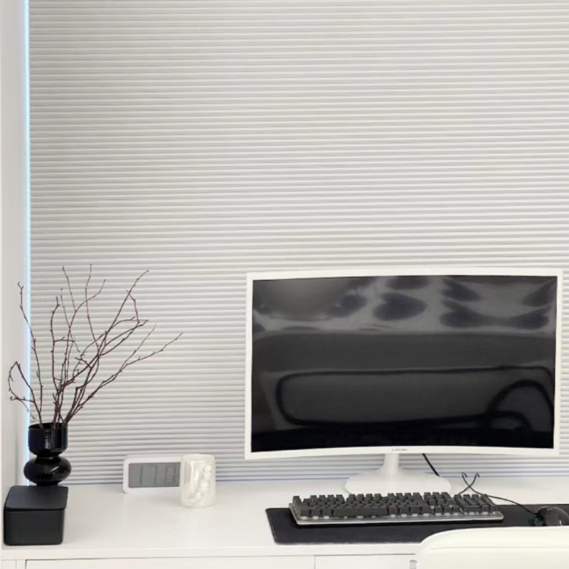 Day & Night Curtain Honeycomb Blinds Office Bedroom Sunshade Insulated Drift Window Balcony Curtain