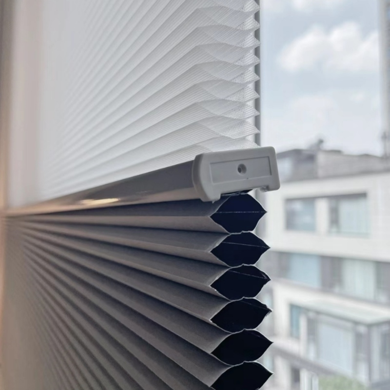 Day & Night Curtain Honeycomb Blinds Office Bedroom Sunshade Insulated Drift Window Balcony Curtain
