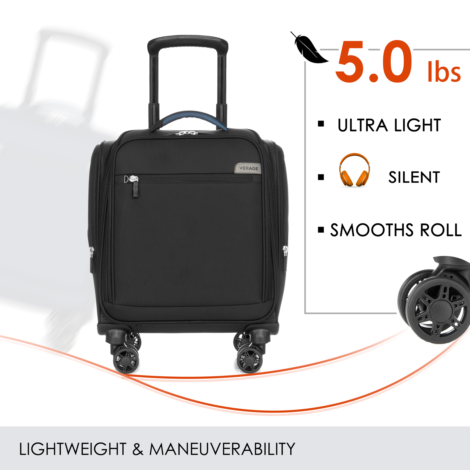 Lightweight 2025 underseat luggage