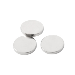 NdFeB Magnet Disc 10X2 45/NiCuNi coated Magnetized Axially