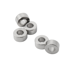 Anillo Imán NdFeB 10X5X5 45/NiCuNi recubierto Magnetizado axialmente