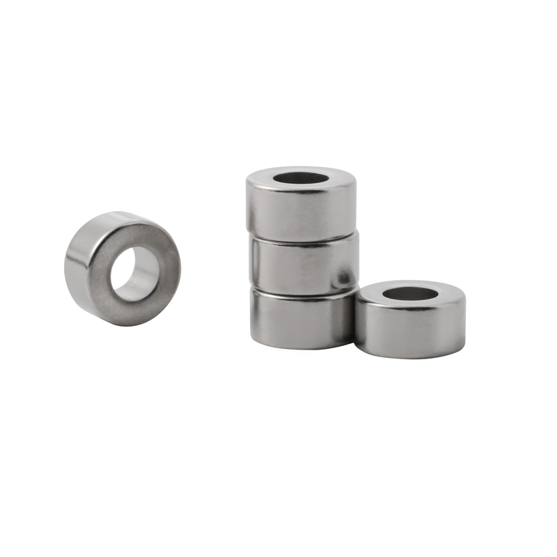 NdFeB Magnet Ring 10X5X5 45/NiCuNi coated Magnetized Axially