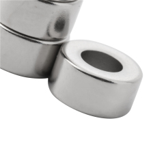 Anillo Imán NdFeB 10X5X5 45/NiCuNi recubierto Magnetizado axialmente