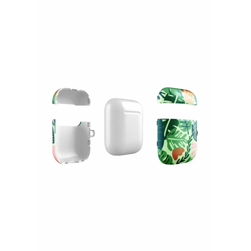 Custom TPU Rubber Protective Case for AirPods with Carabiner