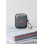 Custom TPU Rubber Protective Case for AirPods with Carabiner