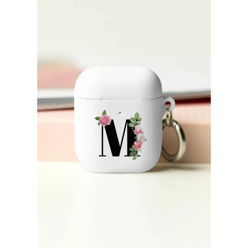 Custom TPU Rubber Protective Case for AirPods with Carabiner