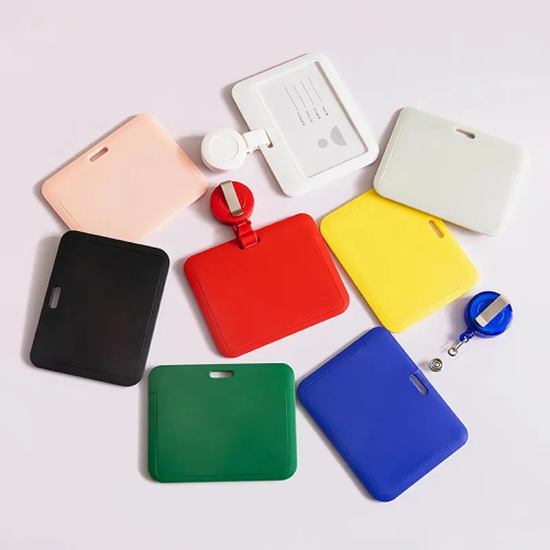PP ID Badge Holder Retractable Reel - 7 Colors, Custom