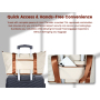 Travelhouse 9 Piece Luggage Sets, Hardshell ABS Suitcase Set with Wheels,Tsa Lock,Lightweight Hardside Travel Suitcases 16“20”24“28”