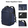 Smicure Travel carry on Backpack Laptop Business 18 Inch Business Anti Theft Slim Water Resistant Sturdy College Computer Bag.Blue