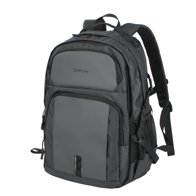 Smicure Travel carry on Backpack Laptop Business 18 Inch Business Anti Theft Slim Sturdy College School Computer Bag.Gray