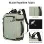 Smicure Travel carry on Backpack Laptop Business 17.5 Inch Business Anti Theft Slim Sturdy College School Computer 2 in 1 Duffel Bag.Green