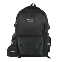Forest Myth Backpack for Men and Women,Casual Daypack Water-Resistant Lightweight SchoolBackPack，Black