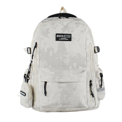 Forest Myth Backpack for Men and Women,Casual Daypack Water Resistant Lightweight SchoolBackPack，Creamy White