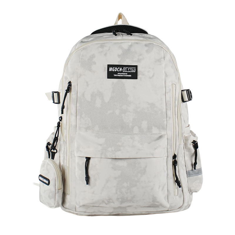 Forest Myth Backpack for Men and Women,Casual Daypack Water Resistant Lightweight SchoolBackPack，Creamy White