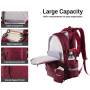 Forest Myth Backpack for Men and Women,Casual Daypack Water-Resistant Lightweight SchoolBackPack，Wine Red (4.6) | 5 ratings