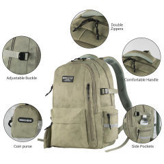 Forest Myth Backpack for Men and Women,Casual Daypack Water-Resistant Lightweight SchoolBackPack,Green