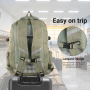 Forest Myth Backpack for Men and Women,Casual Daypack Water-Resistant Lightweight SchoolBackPack，Green