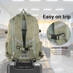 Forest Myth Backpack for Men and Women,Casual Daypack Water-Resistant Lightweight SchoolBackPack,Green