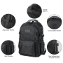 Forest Myth Laptop Backpack,Feature Packed for School,Travel,Everyday,Small Size,Black