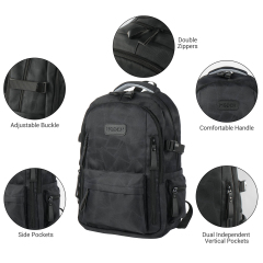 Forest Myth Laptop Backpack,Feature Packed for School,Travel,Everyday,Small Size,Black