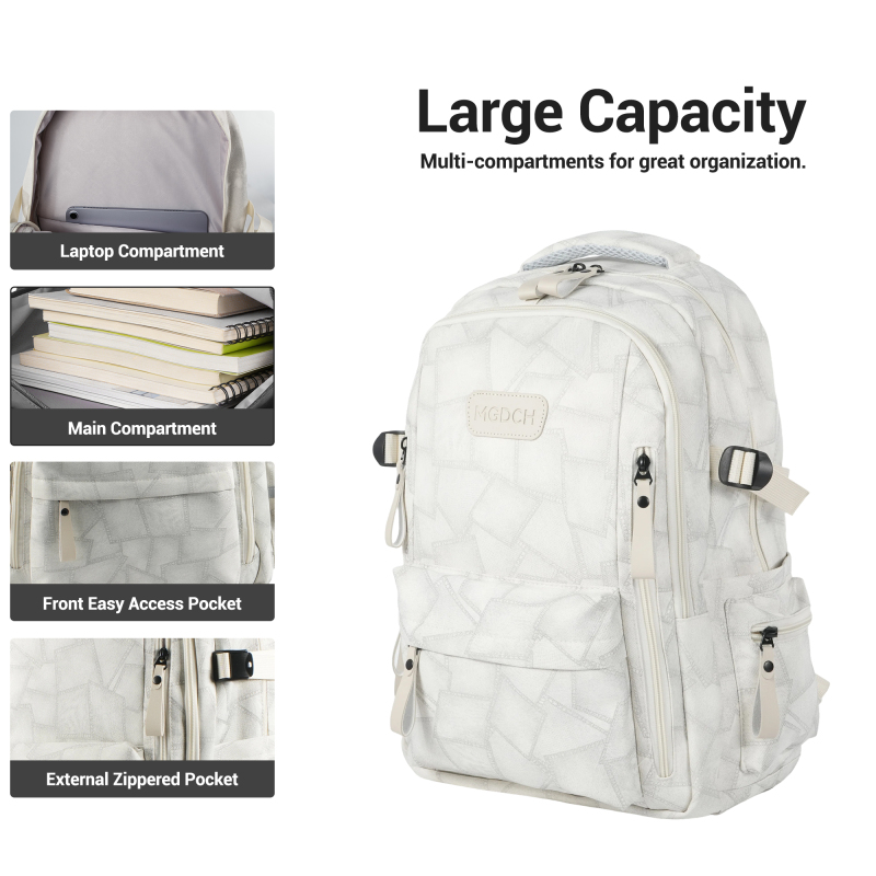Forest Myth Laptop Backpack,Feature Packed for School,Travel,Everyday,Small Size,Black