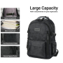 Forest Myth Laptop Backpack,Feature Packed for School,Travel,Everyday,Small Size,Black