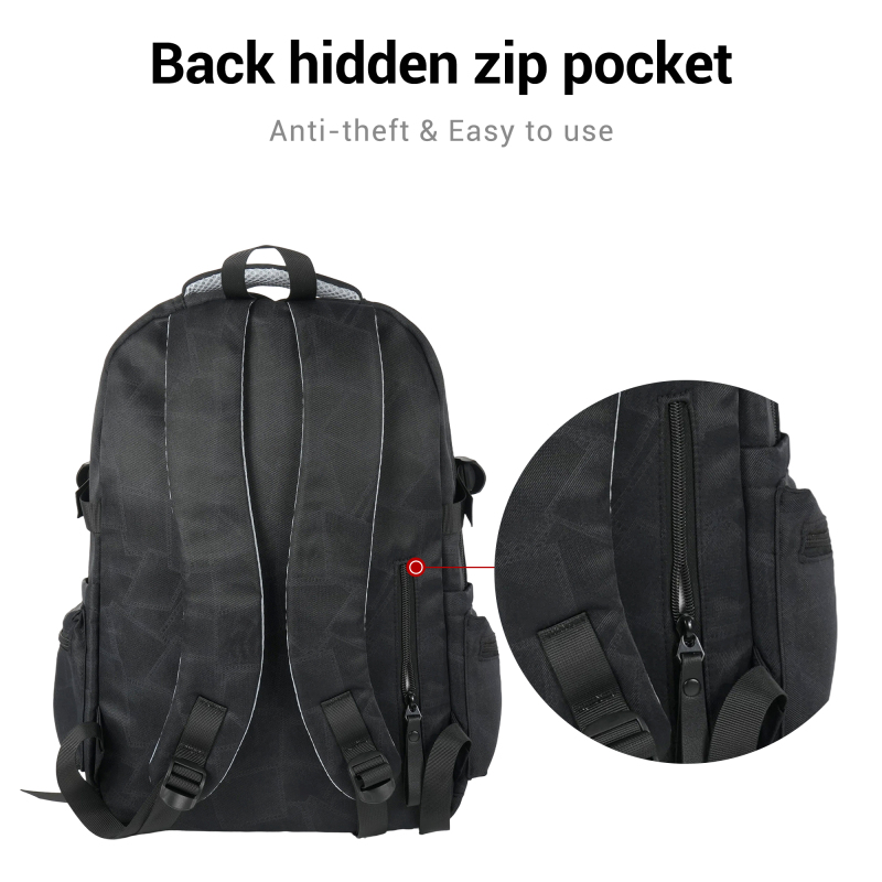 Forest Myth Laptop Backpack,Feature Packed for School,Travel,Everyday,Small Size,Black