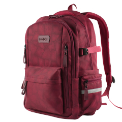 Forest Myth Laptop Backpack,Feature Packed for School,Travel,Everyday,,Large Size,Wine Red