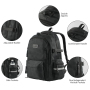 Forest Myth Laptop Backpack,Feature Packed for School,Travel,Everyday,Large Size,Black