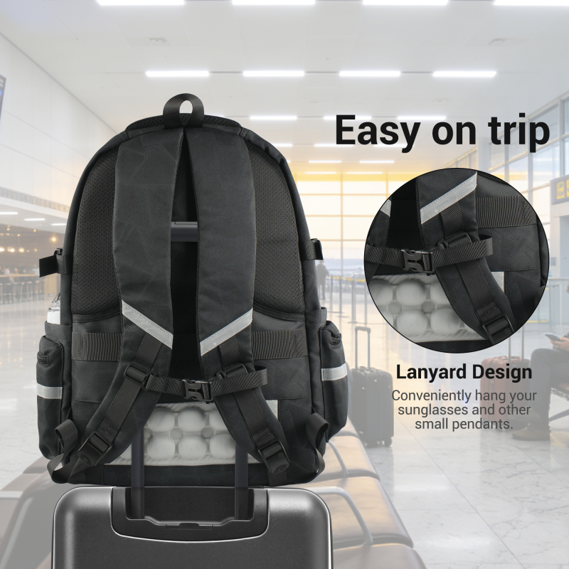 Forest Myth Laptop Backpack,Feature Packed for School,Travel,Everyday,Large Size,Black