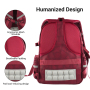 Forest Myth Laptop Backpack,Feature Packed for School,Travel,Everyday,,Large Size,Wine Red