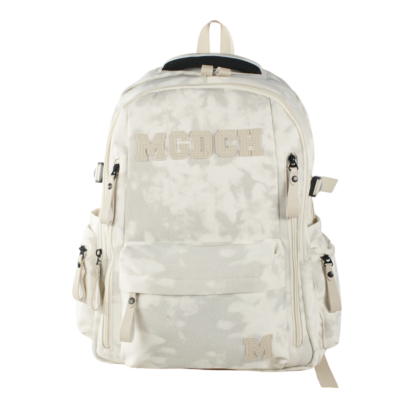 Backpack for Men and Women, Water Resistant College School Bag, Lightweight Travel Backpack, Large Size, Creamy White