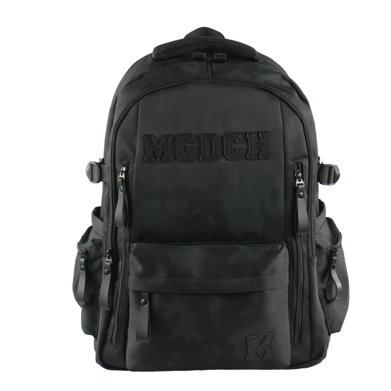 Forest Myth Backpack for Men and Women, Water Resistant College School Bag, Lightweight Travel Backpack, Large Size, Black