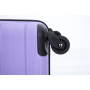 Expandable 3 Piece Luggage Sets PC Lightweight & Durable Suitcase with Two Hooks, Spinner Wheels, TSA Lock, (21/25/29) Purple