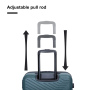 Travelhouse 3 Piece Hardside Luggage Set Hardshell Lightweight TSA Lock Spinner Wheels Suitcase with Backpack and 5 Packing Cubes.Dark Green