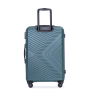 3 Piece Luggage Sets ABS Lightweight Suitcase with Two Hooks, Spinner Wheels, TSA Lock, (20/24/28) Dark Green