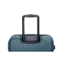 3 Piece Luggage Sets ABS Lightweight Suitcase with Two Hooks, Spinner Wheels, TSA Lock, (20/24/28) Dark Green