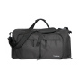 Travelhouse 50L Foldable Travel Duffle Bag for Men Women with Shoes Compartment Waterproof,Black
